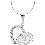 JSB Bijoux Srdce s kameňom Swarovski Crystals 61300857cr - Náhrdelník