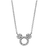 DISNEY Mickey Mouse strieborný náhrdelník N901464RZWL-18 - Náhrdelník