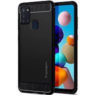 Spigen Rugged Armor Black Samsung Galaxy A21s - Kryt na mobil