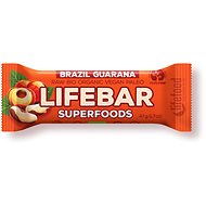 Lifefood Lifebar Superfoods RAW BIO 47 g, brazílska s guaranou - Raw tyčinka