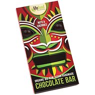 Lifefood Čokoláda veľká s kúskami orechov a čerešní BIO RAW - Čokoláda
