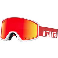 GIRO Blok Red/White Apex Vivid Ember - Lyžiarske okuliare