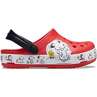 Crocs Fun Lab Snoopy Woodstock Clog Kids Flame červená EU 19-20 / US C4 / 115 mm - Šľapky
