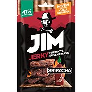 JIM JERKY hovädzie s príchuťou Chilli Sriracha 23 g - Sušené mäso