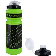 Fľaša na vodu Force „F“ 0,75 l, zelená/čierna potlač