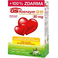 GS Koenzym Q10 30mg, 30+30 kapslí - Koenzým Q10