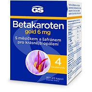 GS Betakarotén gold 6 mg, 90 + 45 kapsúl - Betakarotén