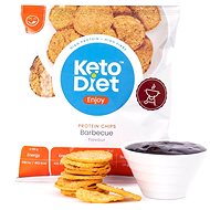 KetoDiet ENJOY Proteínové Chipsy – príchuť BBQ - Keto diéta
