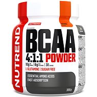Nutrend BCAA Mega Strong Powder, 300 g, pomaranč - Aminokyseliny