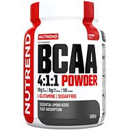 Nutrend BCAA Mega Strong Powder, 500 g, cherry - Aminokyseliny