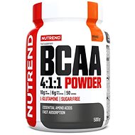 Nutrend BCAA Mega Strong Powder, 500 g, pomaranč - Aminokyseliny