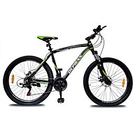 OLPRAN Extreme 26" ALU čierna/zelená - Horský bicykel 26"
