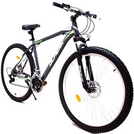 Discovery sus d full isc 29" čierna/zelená - Horský bicykel 29"