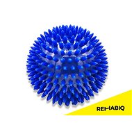 Masážna loptička Rehabiq Masážna loptička ježko modrý, 10 cm