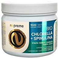 Nupreme BIO Chlorella + Spirulina 1500 tbl. - Superpotravina