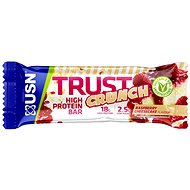 USN Trust Crunch, 60 g, malinový cheesecake - Proteínová tyčinka