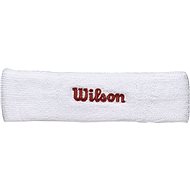 Wilson headband biela/červená veľ. UNI - Športová čelenka