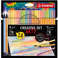 STABILO CREATIVE SET ARTY – Pen 68, point 88, puzdro 24 ks - Sada písacích potrieb