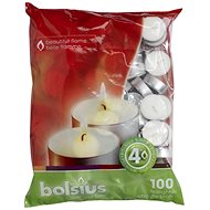 BOLSIUS čajové sviečky biele 100 ks