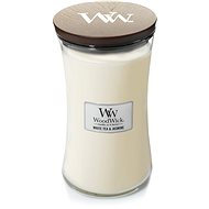 WOODWICK White Tea and Jasmine 609 g - Sviečka