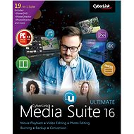Cyberlink Media Suite 16 Ultimate (elektronická licencia) - Kancelársky softvér