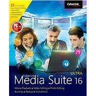 Cyberlink Media Suite 16 Ultra (elektronická licencia) - Kancelársky softvér