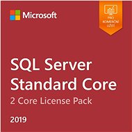 Kancelársky softvér Microsoft SQL Server 2019 Standard Core – 2 Core License Pack (elektronická licencia)