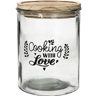 Tognana Sklenená dóza 1,38 l Cooking with Love - Dóza