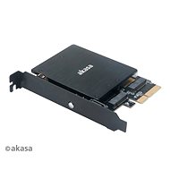 AKASA M.2 PCIe SSD a M.2 SATA SSD ARGB LED adaptér/AK-PCCM2P-03 - Radič