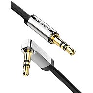 Ugreen 3,5 mm Male to 3,5 mm Male Straight to angle flat Cable 1 m (Black) - Audio kábel