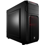 Corsair SPEC-01 Red LED Carbide Series čierna s priehľadnou bočnicou