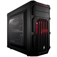 Corsair SPEC-03 Red LED Carbide Series čierna s priehľadnou bočnicou