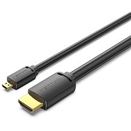 Vention HDMI-D Male to HDMI-A Male 4K HD Cable 2 m Black - Video kabel