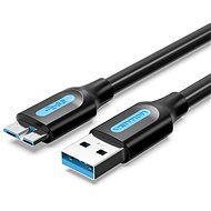 Vention USB 3.0 (M) to Micro USB-B (M) Cable 0.25 M Black PVC Type