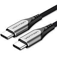Vention Type-C (USB-C) 2.0 (M) to USB-C (M) Cable 2 M Gray Aluminum Alloy Type