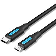 Vention USB-C 2.0 to Micro USB 2A Cable 1,5 m Black - Dátový kábel