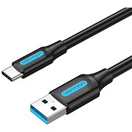 Vention USB 3.0 to USB-C Cable 0.5M Black PVC Type - Dátový kábel