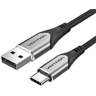 Vention Type-C (USB-C) <-> USB 2.0 Cable 3A Gray 0,25 m Aluminum Alloy Type - Dátový kábel