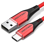 Dátový kábel Vention Type-C (USB-C) <-> USB 2.0 Cable 3A Red 1,5 m Aluminum Alloy Type