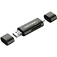 Čítačka kariet Vention USB3.0 Multi-function Card Reader Gray Metal Type