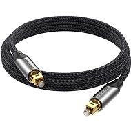 Vention Optical Fiber Toslink Audio Cable Aluminum Alloy Type 1M Gray