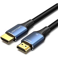 Vention Cotton Braided HDMI-A Male to Male HD Cable 8K 1 m Blue Aluminum Alloy Type - Video kábel