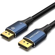 Vention Cotton Braided DP Male to Male HD Cable 8K 1 m Blue Aluminum Alloy Type - Video kábel