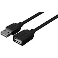 Dátový kábel Vention USB2.0 Extension Cable 2 m Black - Datový kabel