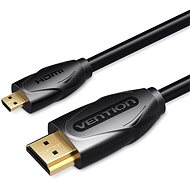Video kábel Vention Micro HDMI to HDMI Cable 1M Black