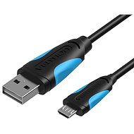 Dátový kábel Vention USB2.0 -> micro USB Cable 2 m Black - Datový kabel