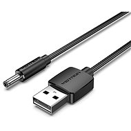 Vention USB to DC 3,5 mm Charging Cable Black 1,5 m - Napájací kábel