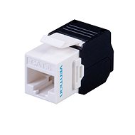 Keystone Vention Cat.6 UTP Toolless Keystone Jack White PC Type - Keystone