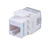 Keystone Vention Cat.5E UTP 180 Degree Keystone Jack White - Keystone