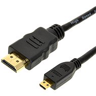 ROLINE HDMI High Speed s Ethernetom, prepojovací, (HDMI M <-> HDMI M micro) 2m - Video kábel